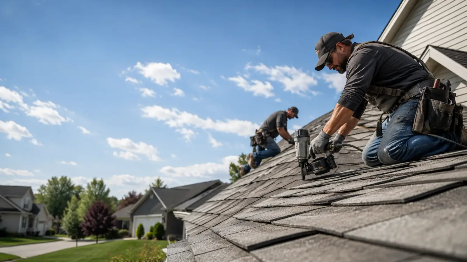 Storm Damage Roof Repair in Mcloud, OK near me